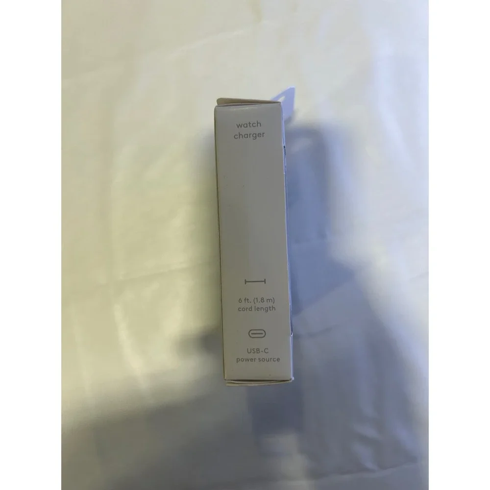 Heyday Apple Watch Charger 6ft USB-C Power Source Light Blue New‎ NIB